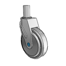 NS-05QDP-125-SW-RS02 MedCaster Swivel Medical Caster