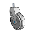 NS-05QDP-125-SW-TS02 MedCaster Swivel Medical Caster