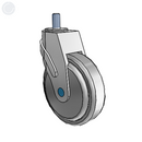 NS-05QDP-125-SW-TS12 MedCaster Swivel Caster