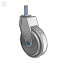 NS-05QDP-125-SW-TS13 MedCaster Swivel Caster