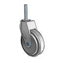 NS-05QDP-125-SW-TS22 MedCaster Swivel Medical Caster