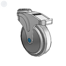 NS-05QDP-125-TL-HK01 MedCaster Swivel Medical Caster