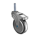 NS-05RPP-125-DL-TS21 MedCaster Swivel Medical Caster