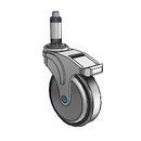 NS-05RPP-125-DL-XRN3 MedCaster Swivel Medical Caster