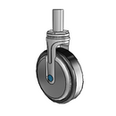 NS-05RPP-125-RG-RS01 MedCaster Rigid Medical Caster