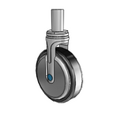NS-05RPP-125-RG-RS02 MedCaster Rigid Medical Caster