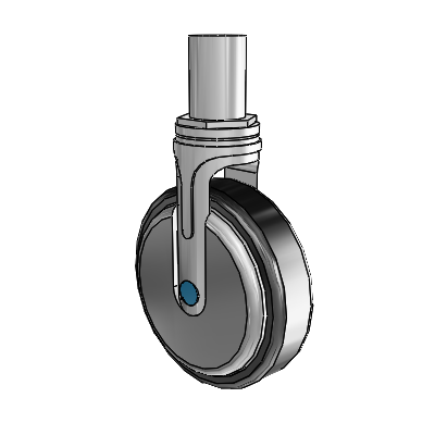 NS-05RPP-125-RG-RS05 MedCaster Rigid Medical Caster