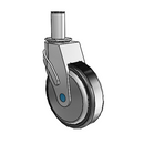 NS-05RPP-125-SW-GR07 MedCaster Swivel Medical Caster