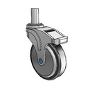 NS-05RPP-125-TL-RS01 MedCaster Swivel Medical Caster
