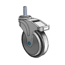 NS-05RPP-125-TL-TS03 MedCaster Swivel Medical Caster