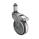 NS-05RPP-125-TL-XRN4 MedCaster Swivel Medical Caster
