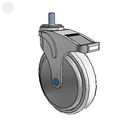 NS-06AMP-125-DL-TS12 MedCaster Swivel Caster