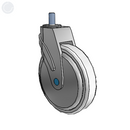 NS-06AMP-125-SW-TS12 MedCaster Swivel Caster