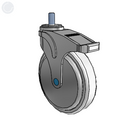 NS-06AMP-125-TL-TS12 MedCaster Swivel Caster