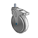 NS-06QDP-125-DL-TS02 MedCaster Swivel Medical Caster
