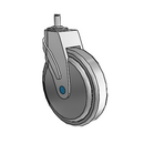 NS-06QDP-125-SW-GR01 MedCaster Swivel Medical Caster