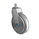 NS-06QDP-125-SW-TS02 MedCaster Swivel Medical Caster