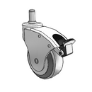 OP-03PRN-100-FB-GR01 MedCaster Swivel Caster