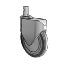 PC-08TPP-125-TL-CL04 MedCaster Swivel Caster