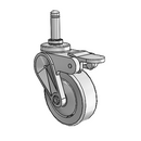 PEC30211GR-TPU03(GG)B Shepherd Swivel Caster