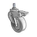 PEC30637GR-TPU03(GG)B Shepherd Swivel Caster