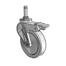 PEC40211GR-TPU03(GG)B Shepherd Swivel Caster