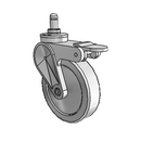PEC40223GR-TPU03(GG)B Shepherd Swivel Caster