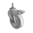PEC40507GR-TPU03(GG)B Shepherd Swivel Caster