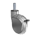 PGE40748GR-MNT63(GG)B Shepherd Swivel Caster