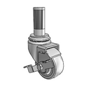 PGS30453ZN-TPU33(GG)TB Shepherd Swivel Caster