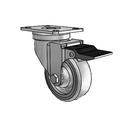 PGS35120ZN-TPR22(GG)TL Shepherd Swivel Caster
