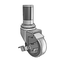 PGS35446ZN-TPR22(GG)TB Shepherd Swivel Caster