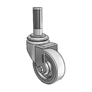 PGS35451ZN-TPU22(GG) Shepherd Swivel Caster