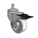PGS35741ZN-TPU22(GG)TL Shepherd Swivel Caster