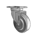 PGS40120ZN-TPR33(GG) Shepherd Swivel Caster