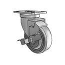 PGS40120ZN-TPR33(GG)TB Shepherd Swivel Caster