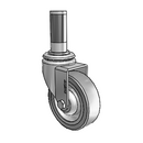 PGS40443ZN-FMT32(GG) Shepherd Swivel Caster