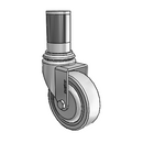 PGS40447ZN-TPU33(GG) Shepherd Swivel Caster