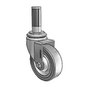PGS40452ZN-FMT32(GG) Shepherd Swivel Caster