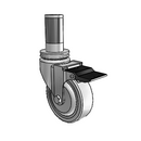 PGS40455ZN-TPU33(GG)TL Shepherd Swivel Caster