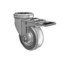 PGT35400ZN-TPR22(GG) Shepherd Swivel Caster