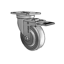 PGT40120ZN-TPR33(GG) Shepherd Swivel Caster