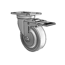 PGT40120ZN-TPU33(GG) Shepherd Swivel Caster