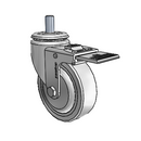 PGT40741ZN-TPU33(GG) Shepherd Swivel Caster