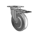 PGT50120ZN-TPR33(GG) Shepherd Swivel Caster