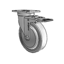 PGT50120ZN-TPU33(GG) Shepherd Swivel Caster