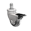 POM20223BC-NPRB Shepherd Swivel Caster