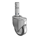 PP-04PYP-125-DT-CL03 MedCaster Swivel Caster