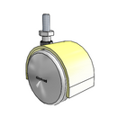PPA50828BR-U Shepherd Swivel Caster