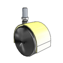 PPA60637BR Shepherd Swivel Caster